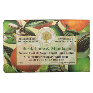 Basil, Lime & Mandarin Luxury Soap