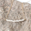 Petite Pearl Bar Necklace