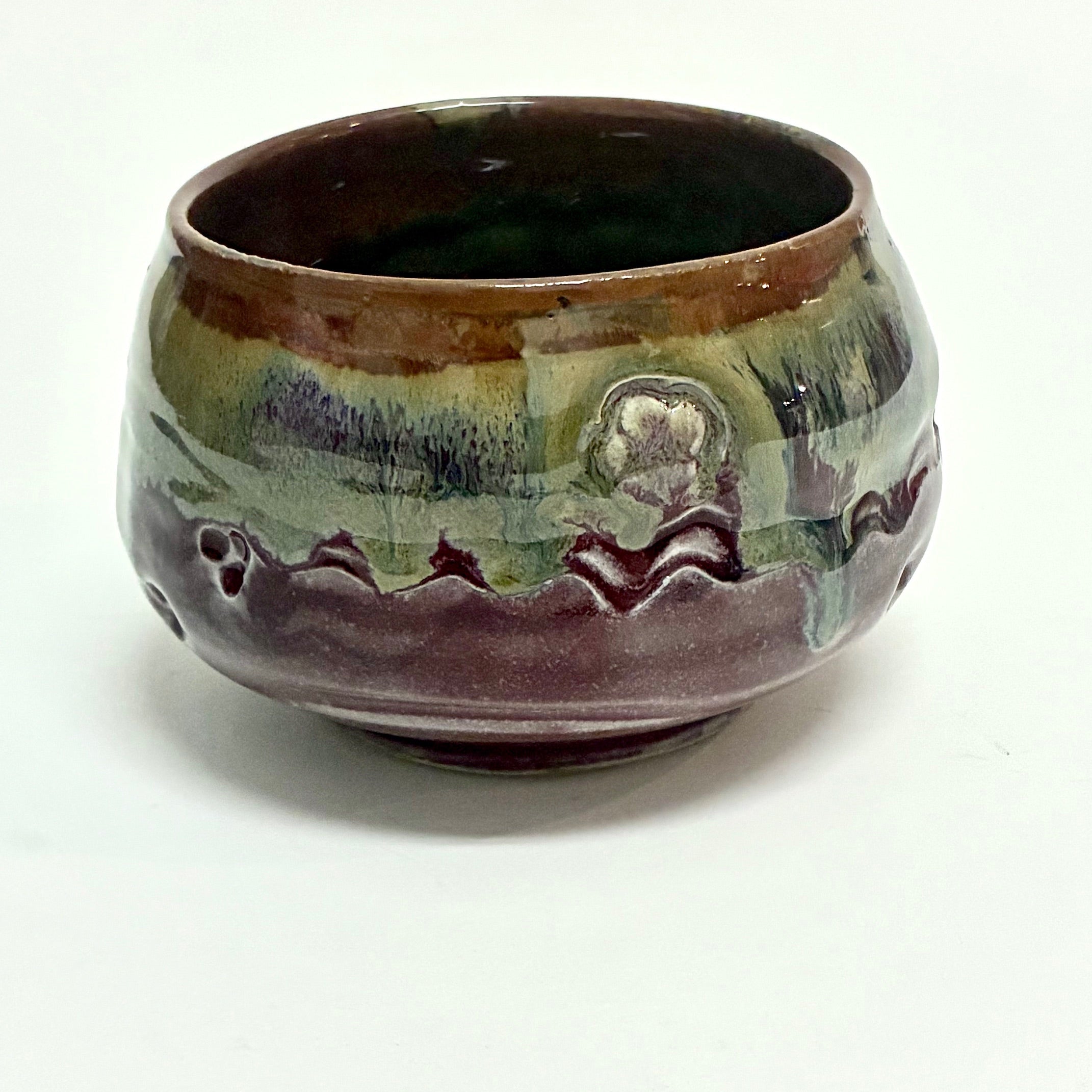 Chawan Bowl Red Glaze