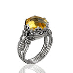 Citrine Bee Ring