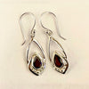 Garnet Raindrop Earrings