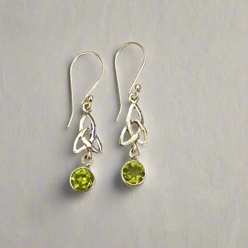 Peridot Trinity Earrings