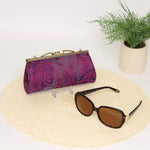 Eyeglass / Cosmetic Case Brocade Design