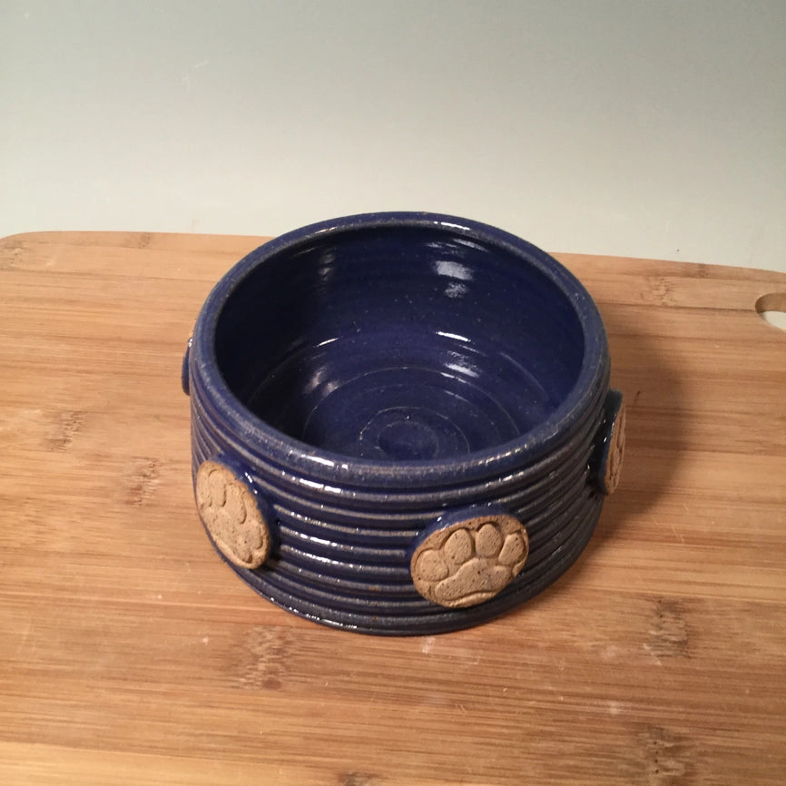 Stoneware Pet Bowl Small Paw