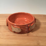 Stoneware Pet Bowl X Small Fish Design
