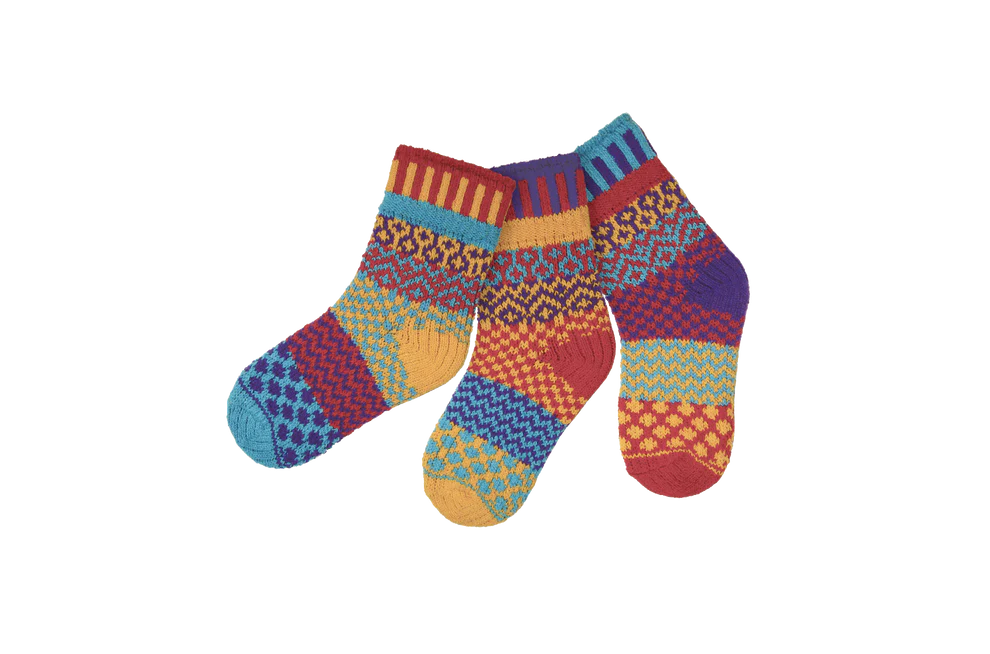 Solmate Socks Mismatched Baby Firefly