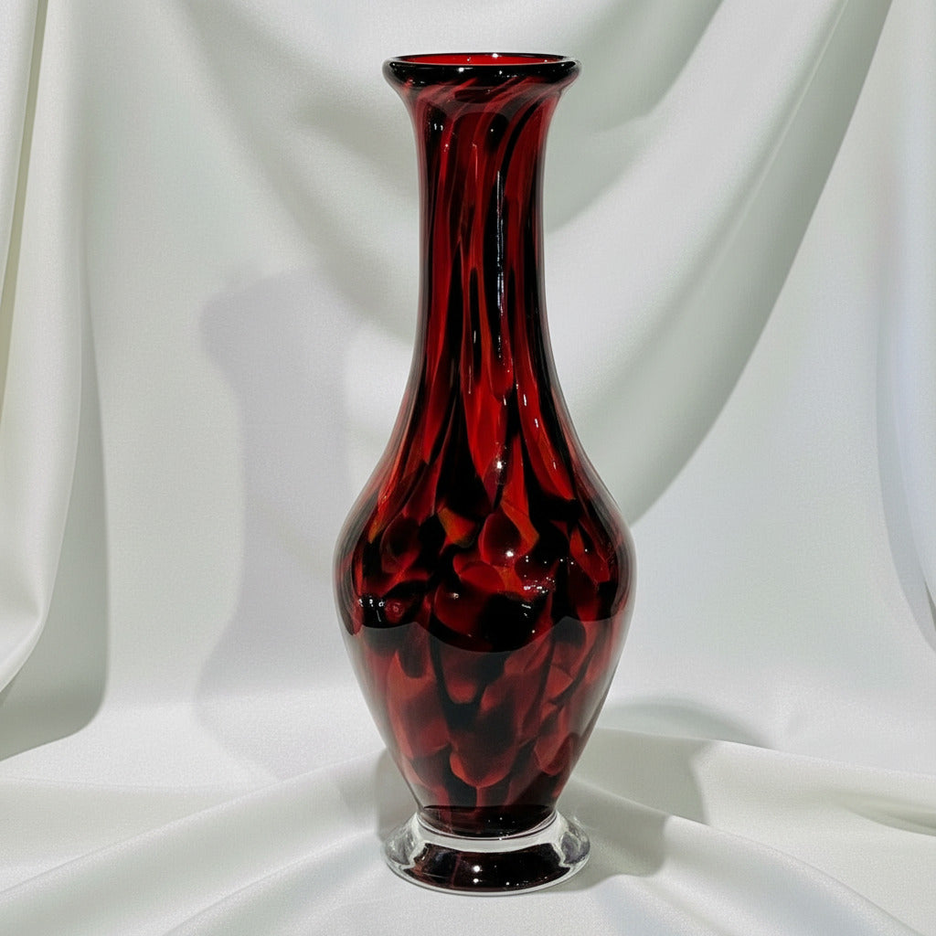 Art Glass Vase - Grecian Vase Mauve 10.5"