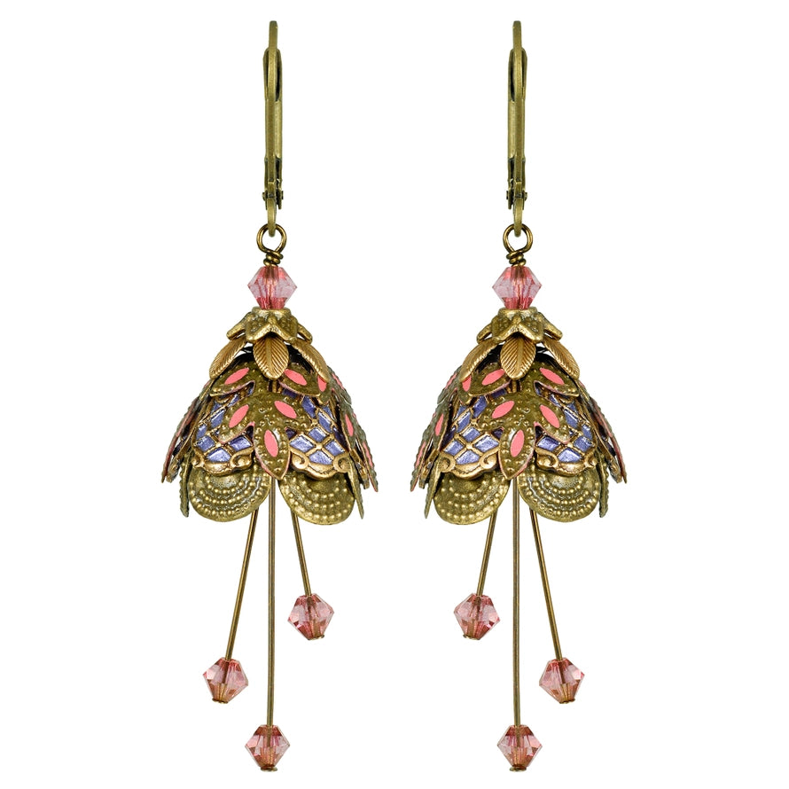 Art Deco Flower Fairyland Earrings