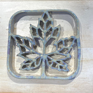 Maple Leaf Stoneware Trivet