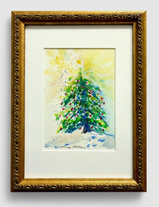 "Tree Study #2" Original Watercolor Painting by Francia Nance