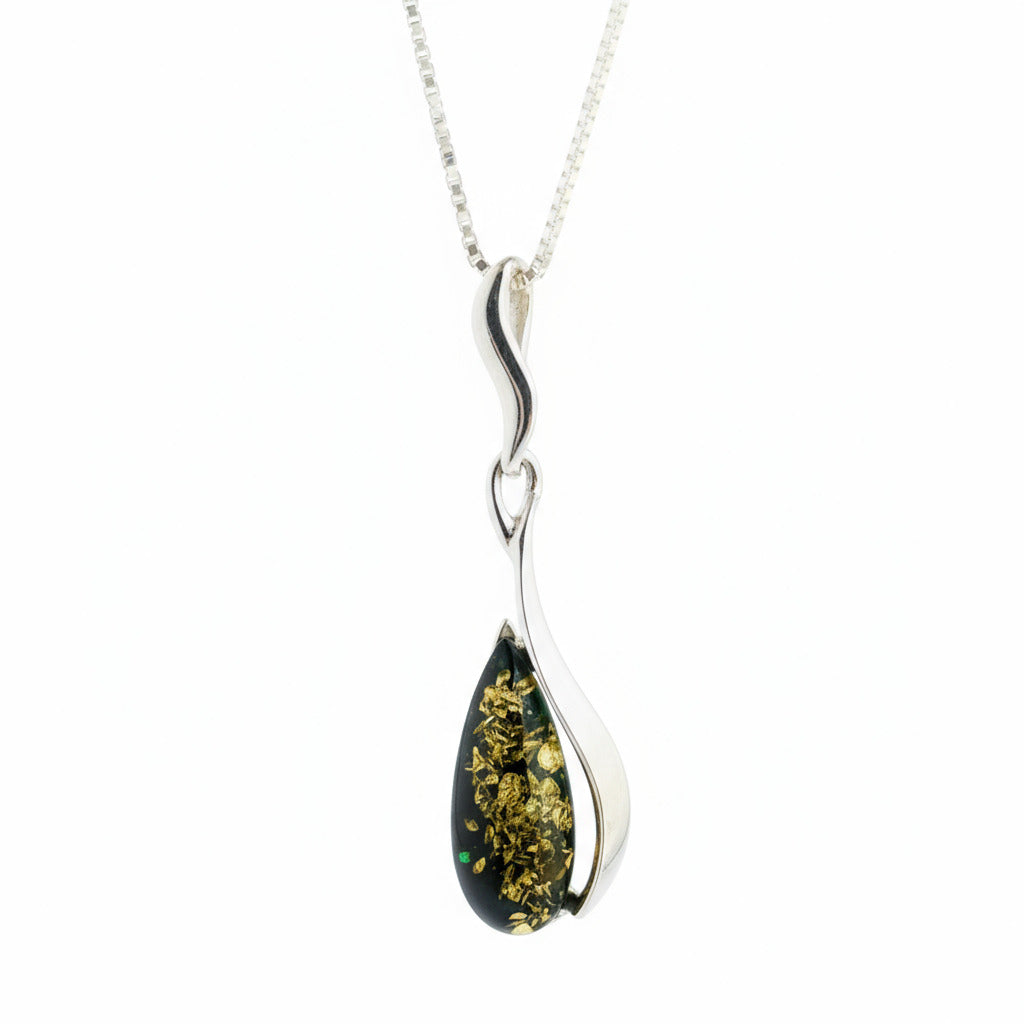 Art Nouveau Amber Necklace