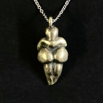 Silver Venus of Willendorf Pendant