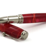 Indigo Roller Ball  Pen Red and Yellow Filet