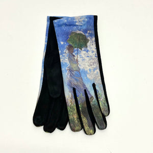 Woman with Parasol Gloves I