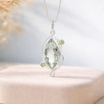 Green Amethyst Necklace