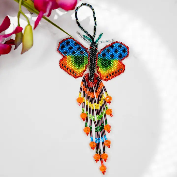 Beaded Butterfly Ornament