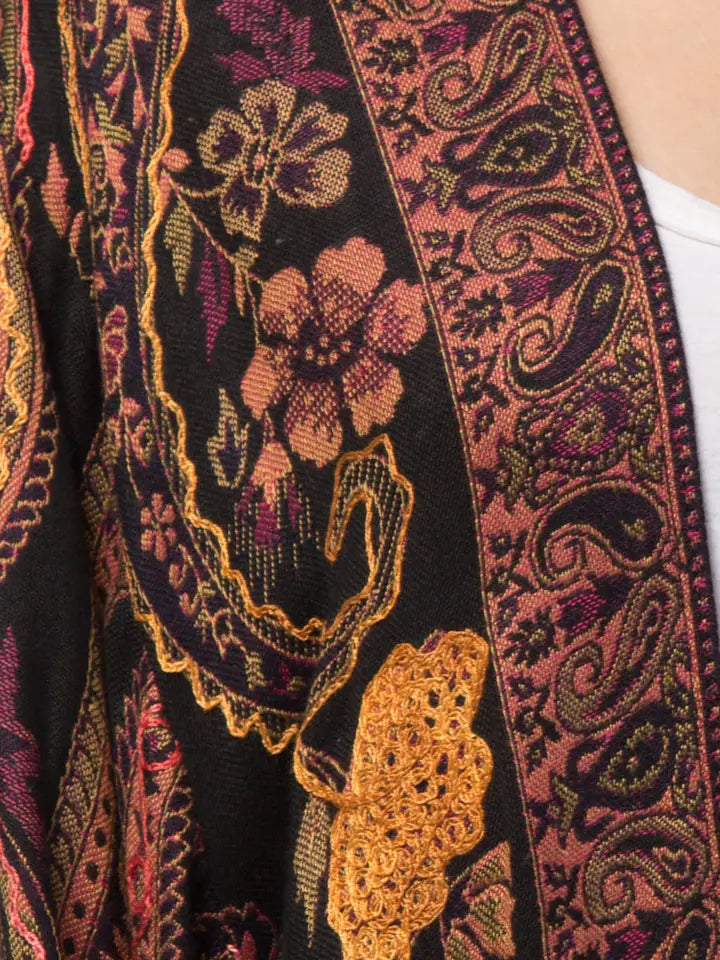 Embroidered Kimono Amber Freedom