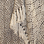 Cotton Throw Black Diamond