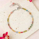 Leilani Czech Glass Wire Bracelet