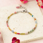Leilani Czech Glass Wire Bracelet