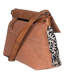 Sapphire Up-Cycled Canvas and Durrie crossbody