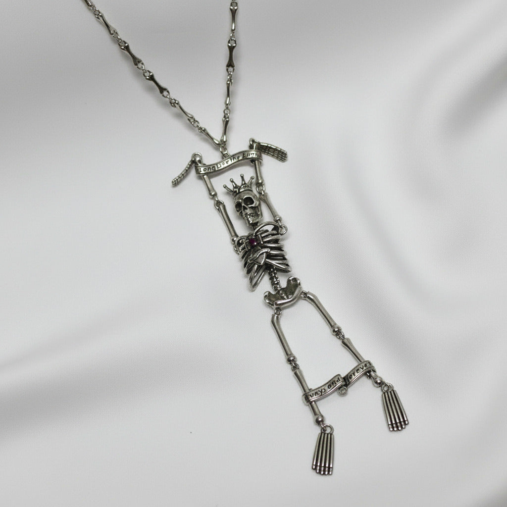 Gothic Skeleton Necklace