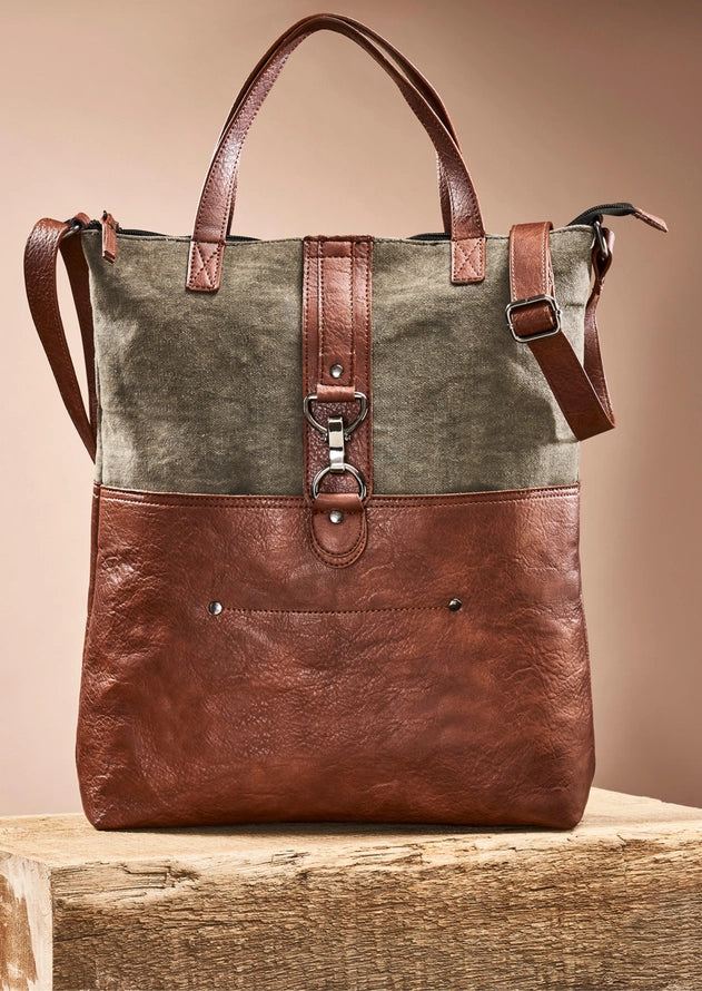 Canvas Convertible Tote