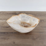 Banded Calcite Bowl 12"