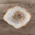 Banded Calcite Bowl 12"