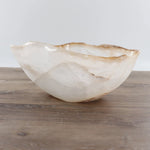 Banded Calcite Bowl 12"
