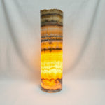 Banded Calcite Lamp