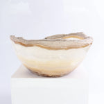 Banded Calcite Bowl 10"