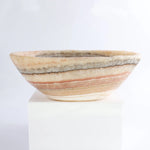Banded Calcite Bowl 10"