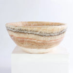 Banded Calcite Bowl 10"