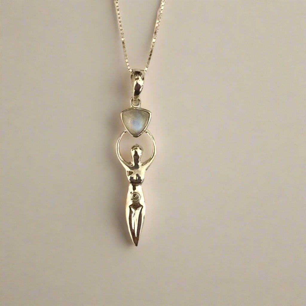 Moonstone Goddess Pendant