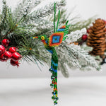 Beaded Hummingbird Ornament
