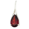 Garnet Raindrop Pendant