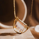 Citrine Slice Necklace