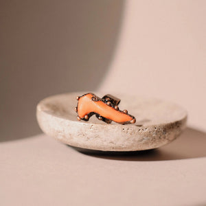 Bronze Coral Ring