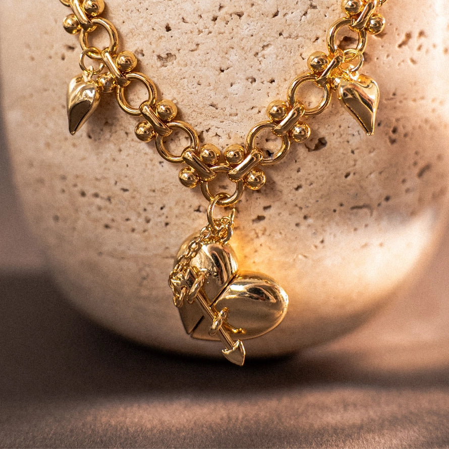 Golden Heart Necklace