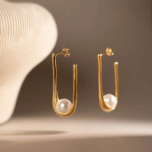 Pearl Sling Earrings