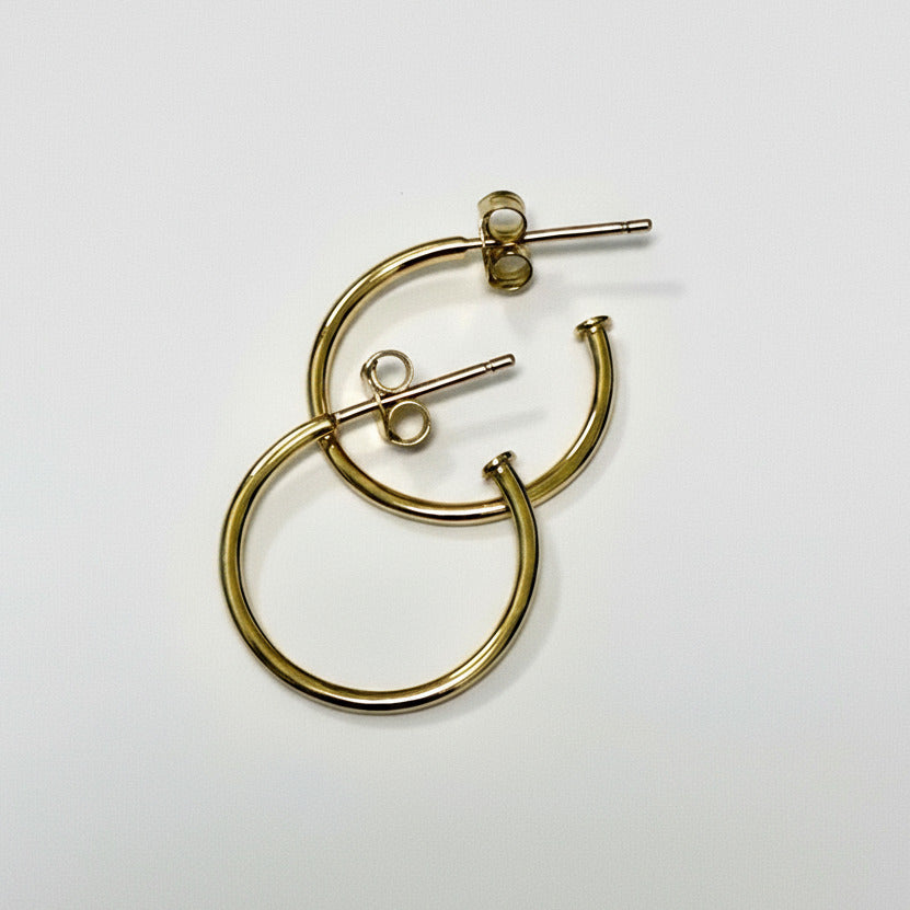 Petite Gold Hoop Earrings