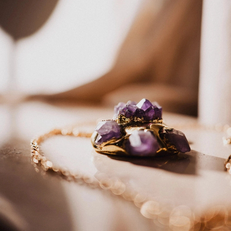 Natural Amethyst Necklace