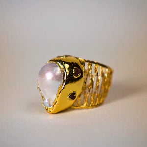 Baroque Pearl Ring