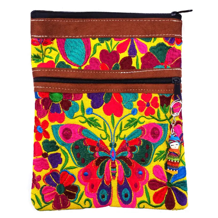 Butterfly Passport Bag