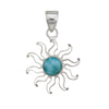 Larimar Sun Pendant