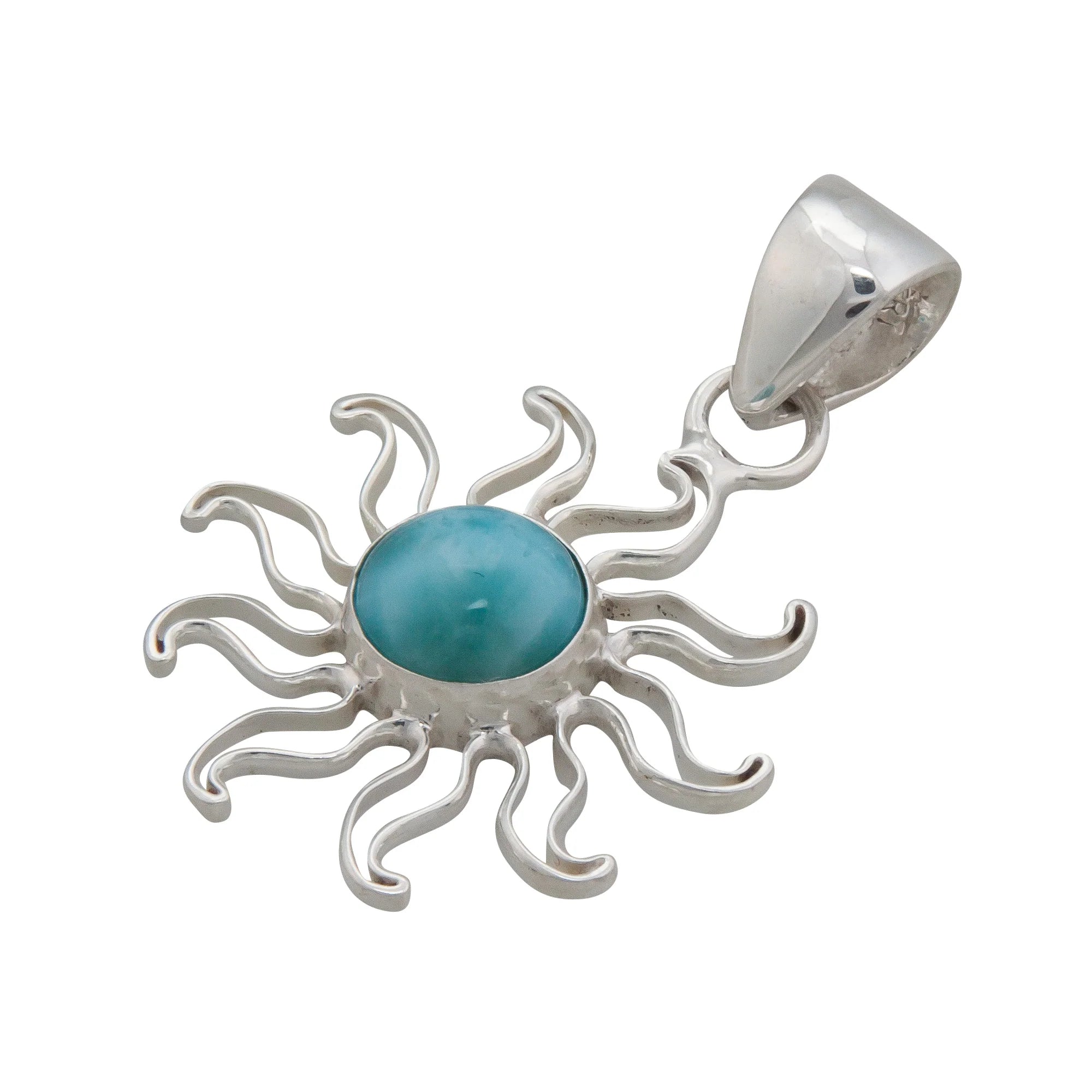 Larimar Sun Pendant
