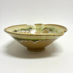 Pinched Stoneware Bowl 10" Sunflower