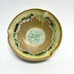 Pinched Stoneware Bowl 10" Sunflower
