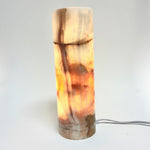 Onyx Cylinder Lamp 12" Pink